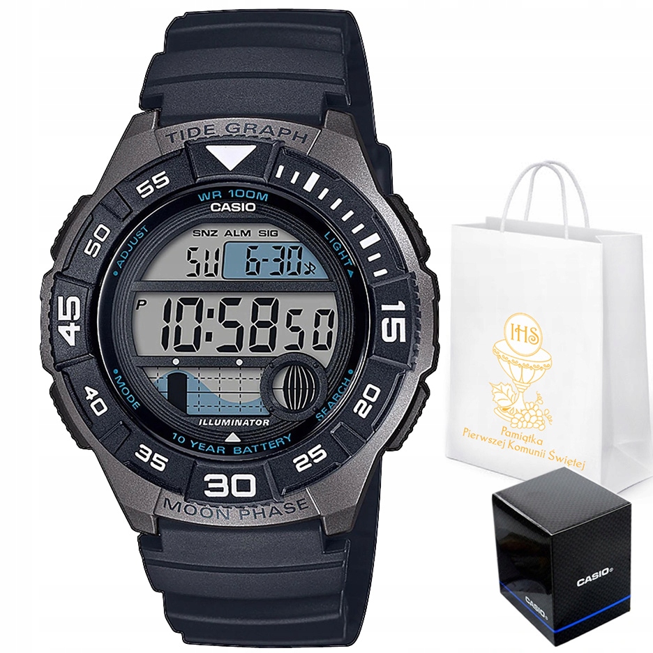 

Casio zegarek Prezent Na Komunię dla chłopca + Box