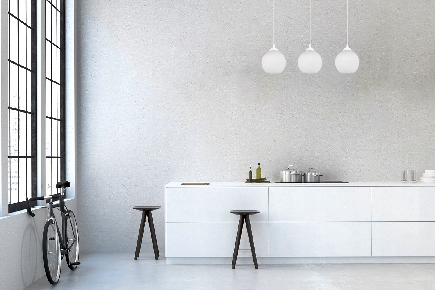 LAMPA WISZĄCA KLASYCZNA METALOWA SZKLANY KLOSZ Kolor biały czarny