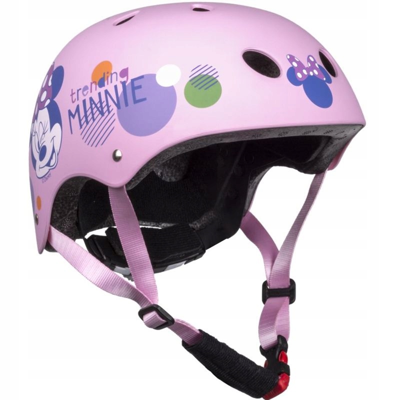 Kask rowerowy dziecięcy sportowy 52-56 cm Miss Minnie Pink