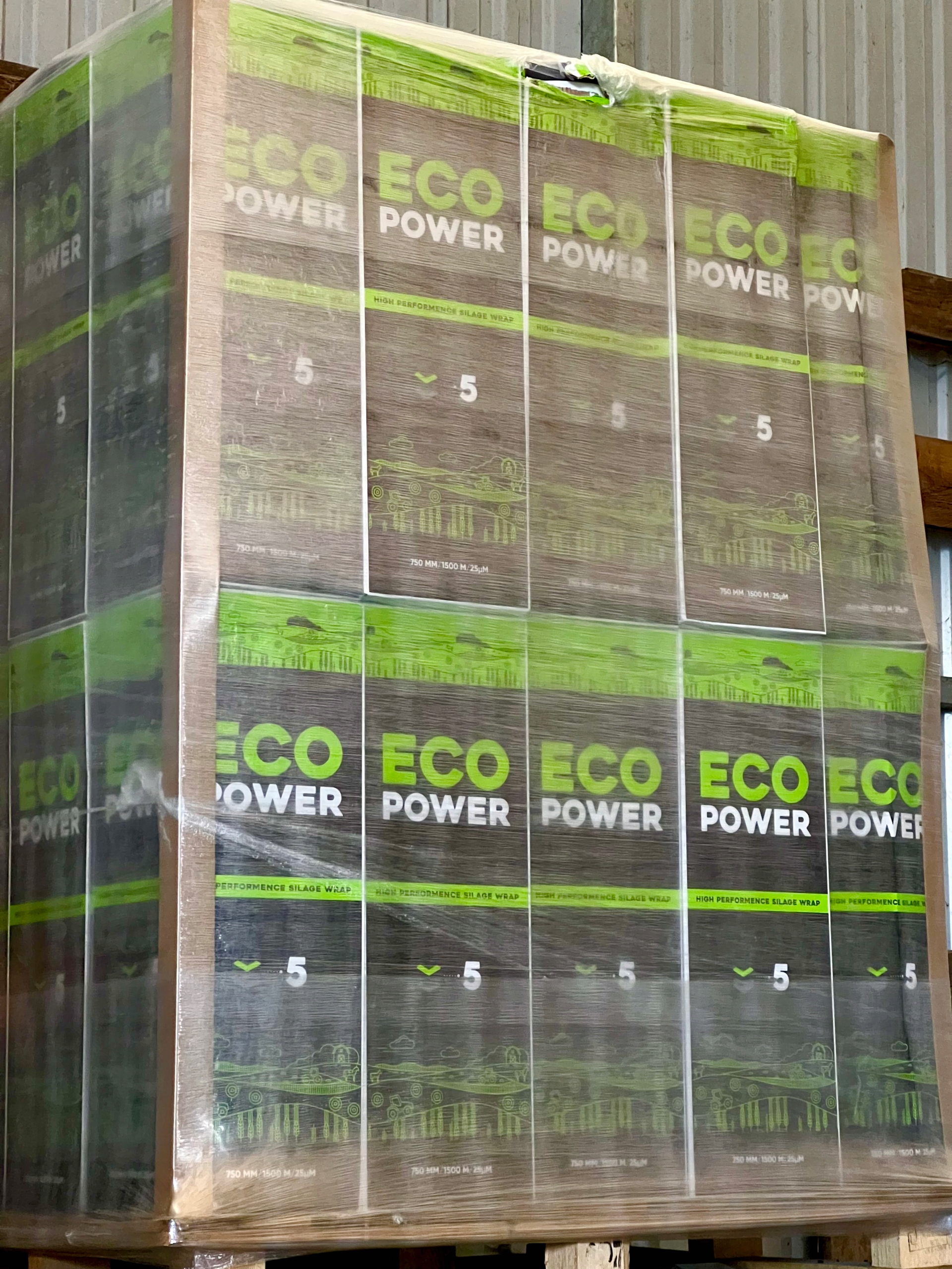 Folia do sianokiszonki ECOPOWER 750 5-warstwowa Szerokość produktu 75 cm