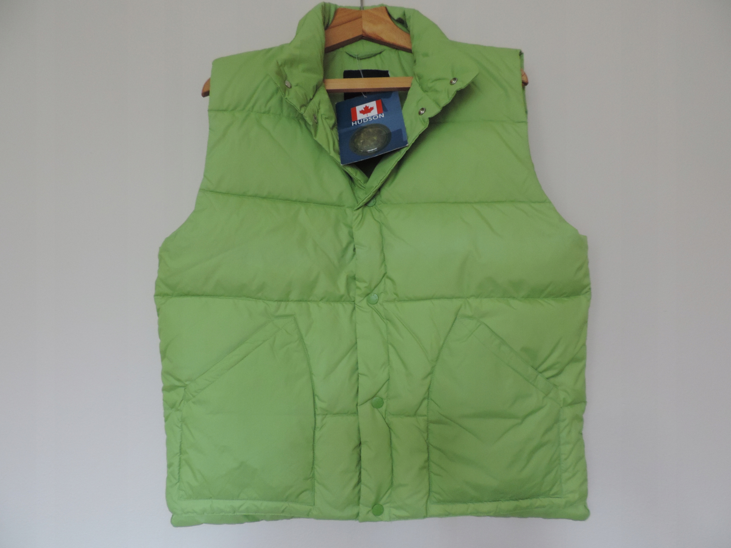 Hudson Navigator Alaska 100% Goose Down Vesta Nový S Visačkami