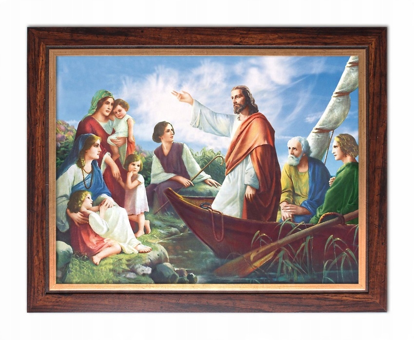 

Obraz W Ramie 50x70 Jezus Nauczający W Łodzi