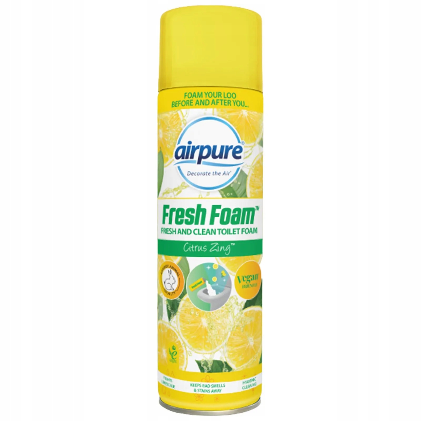 

Airpure Wc Pianka Fresh Foam Citrus Zing 500ml