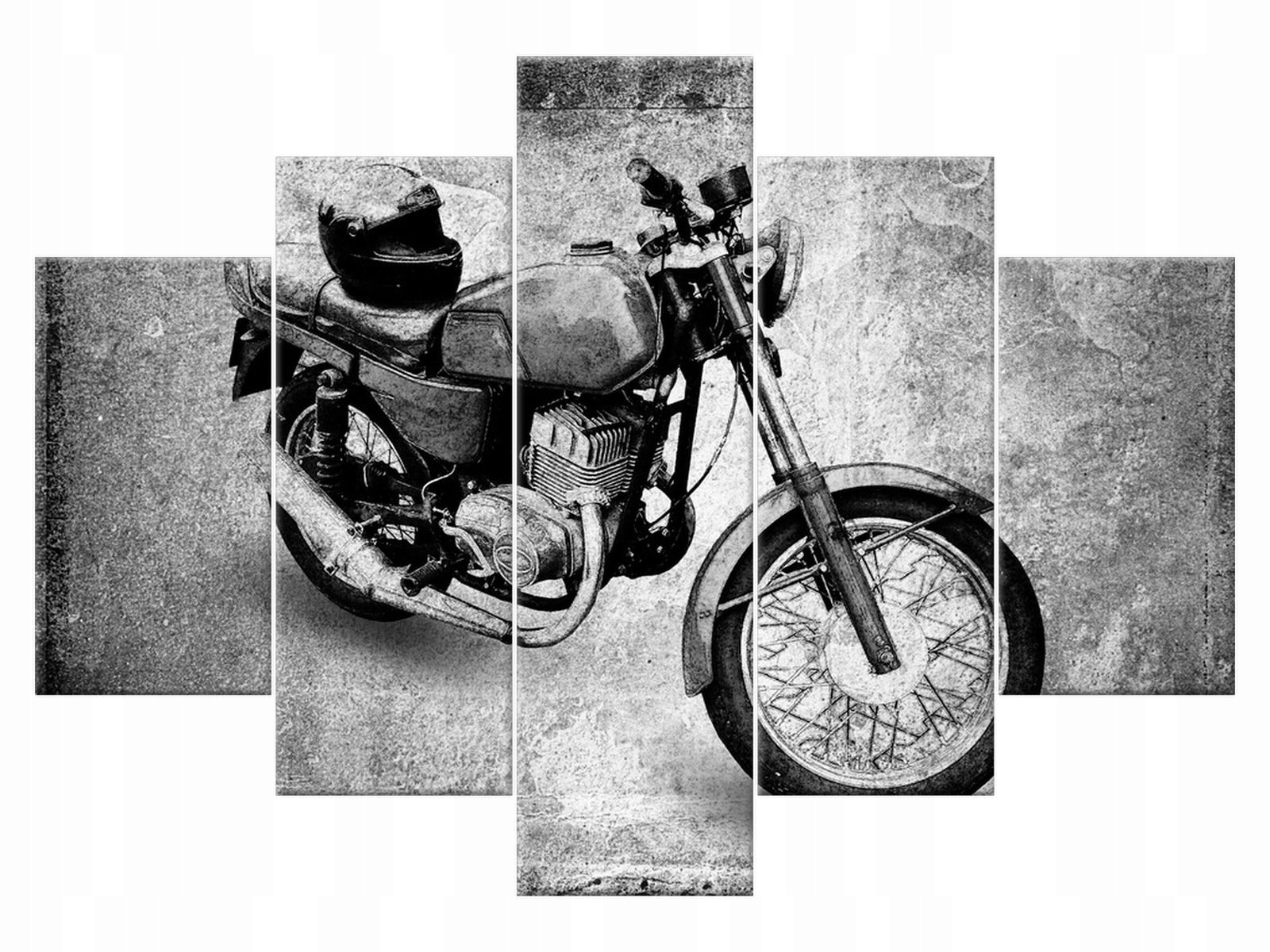 

Obraz Motoryzacja Motocykl 150x105 klasyk płótno