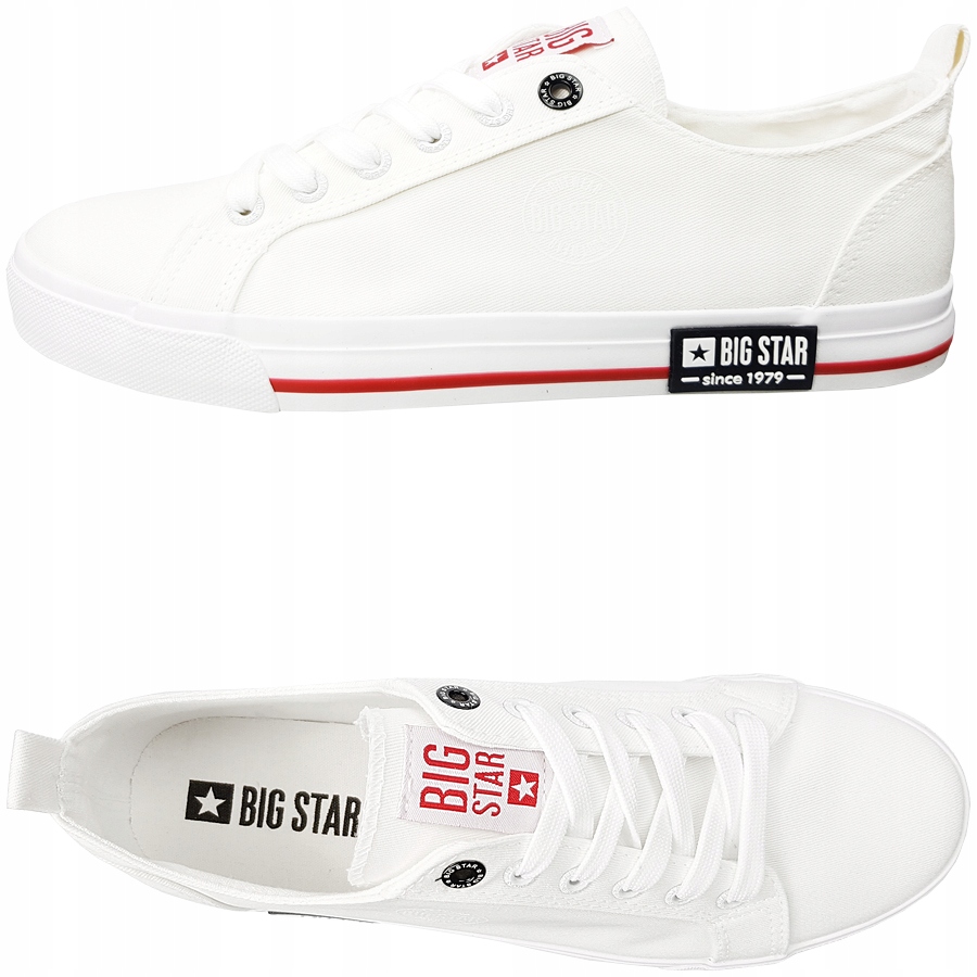 

Trampki Big Star męskie białe buty FF174119 41