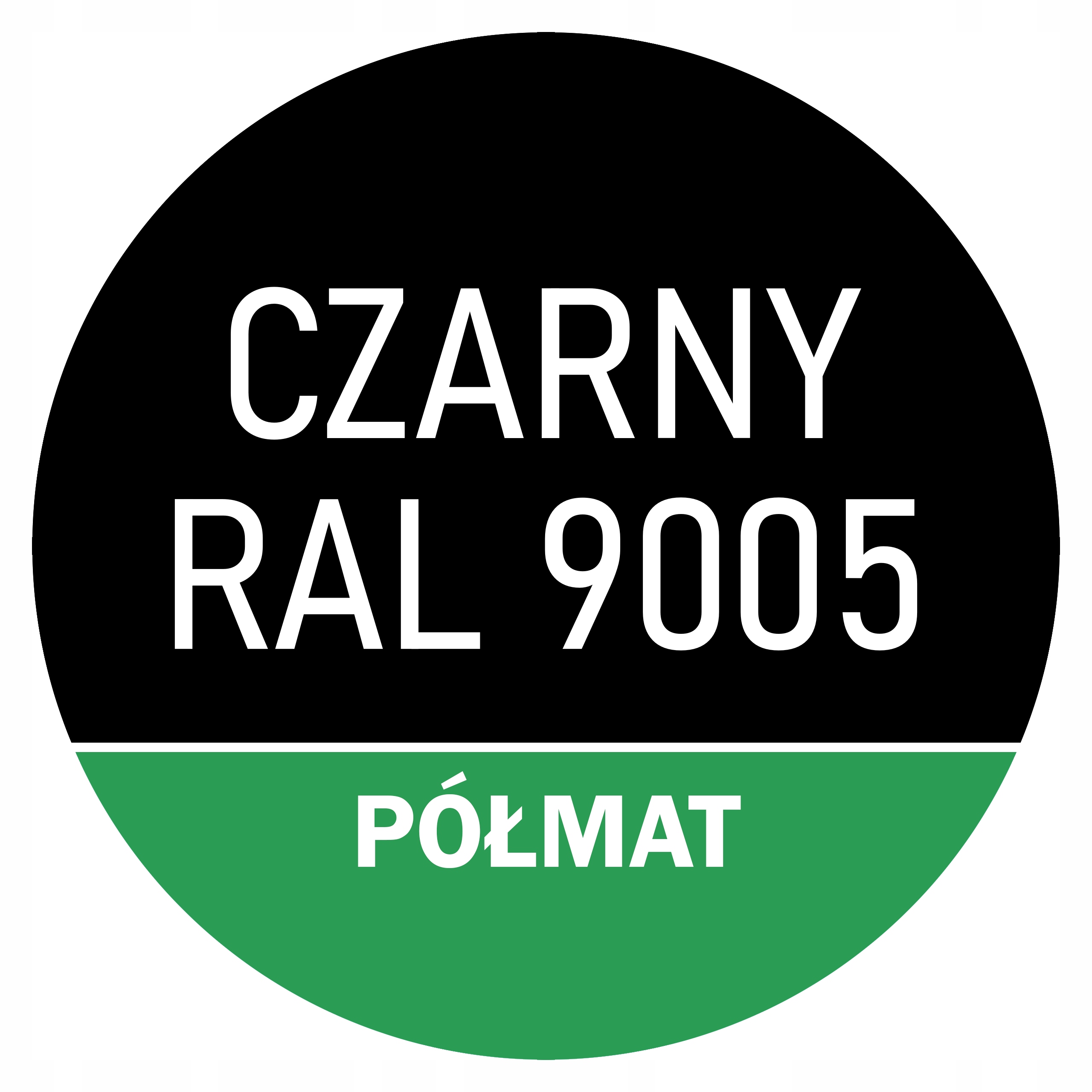 Farba do Metalu Żeliwa na Rdzę CZARNY PÓŁMAT RAL 9005 0,7L Ferrobond Ultra Marka Ferrobond