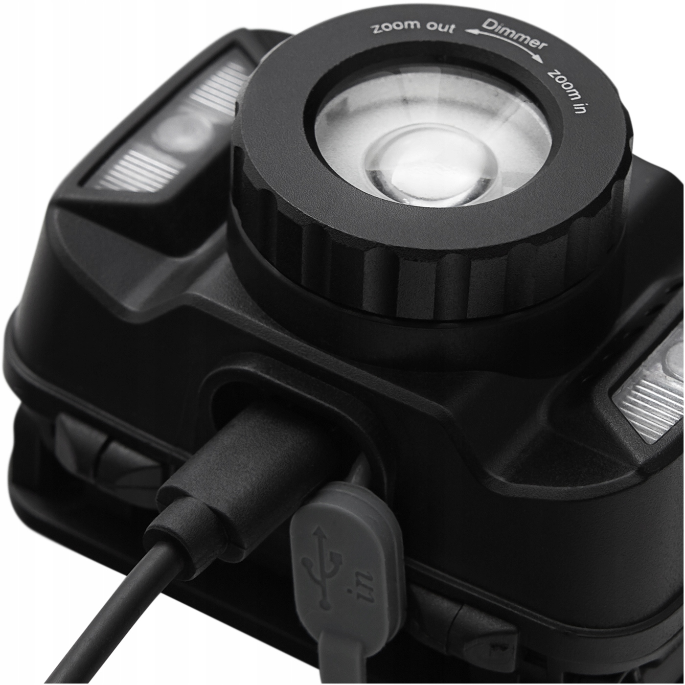 LATARKA CZOŁOWA LED CZOŁÓWKA AKUMULATOROWA NA GŁOWĘ BLACKHAWK # 360lm USB Model Blackhawk Pro