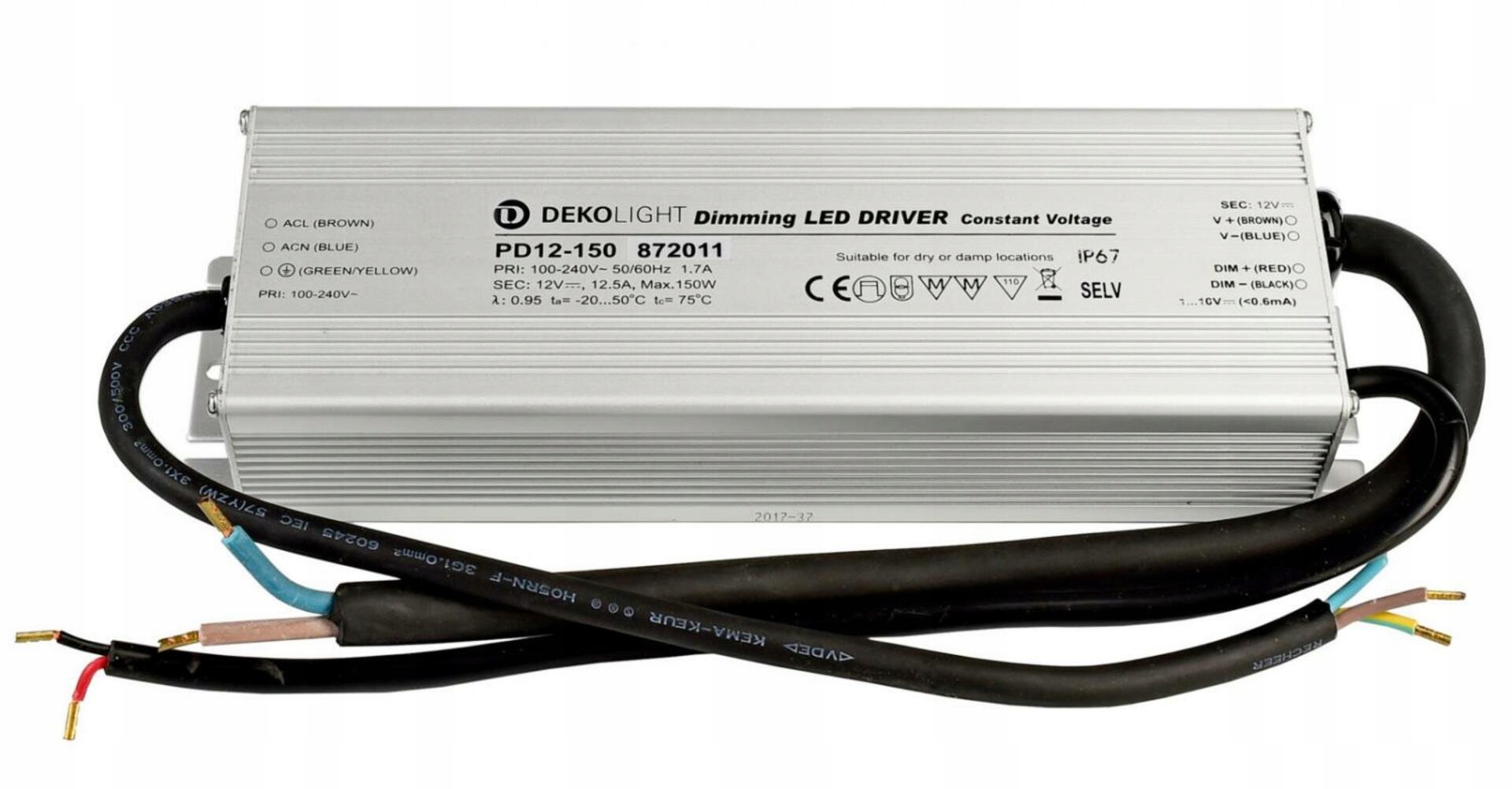 Light Impressions KapegoLED napájení PD12-150-1-10V konstantní napětí 12500