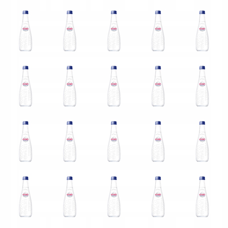 Evian perlivá minerální voda sklo 330 ml X20