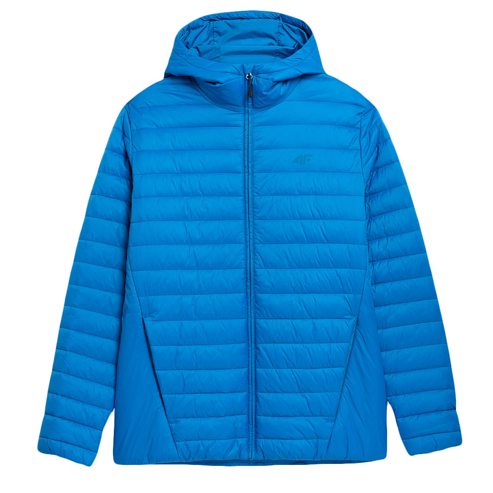 4F Pánská přechodová bunda S Kapucí TDJAM085 S