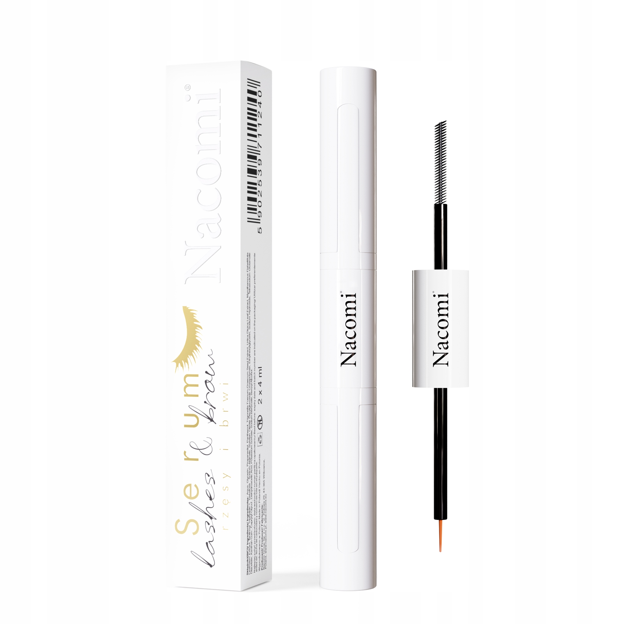 Nacomi Serum do brwi i rzęs Lashes & Brow 8 ml