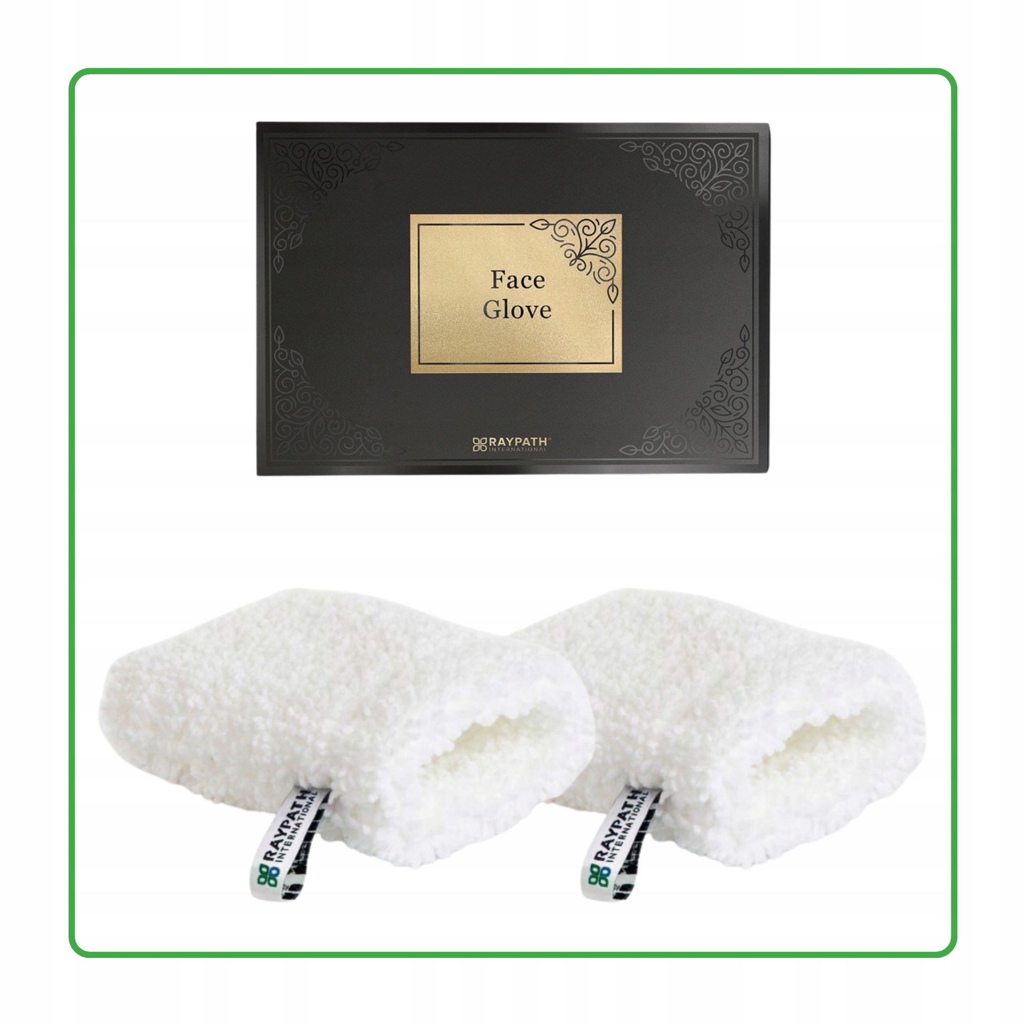 2x Rękawica do demakijażu mycia twarzy miękka delikatna Face Glove Raypath