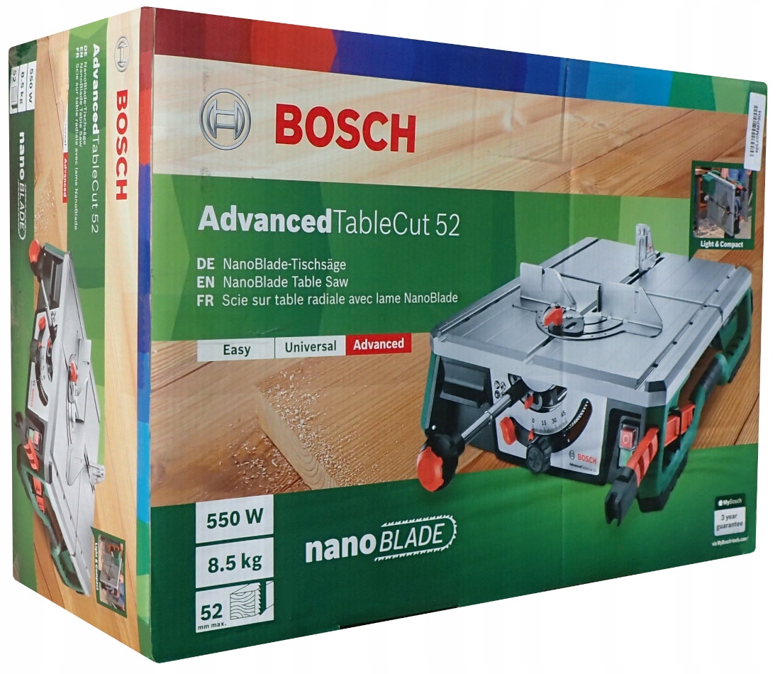 Stolní pila 0603B12001 550W Bosch Advanced TableCut 52