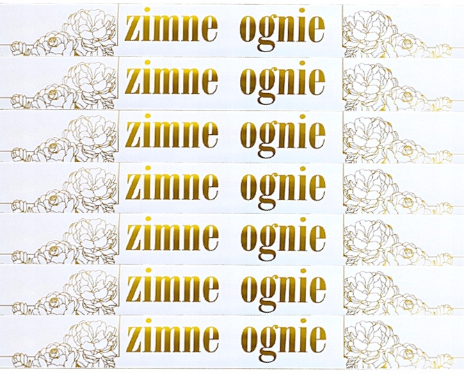 DŁUGIE ZIMNE OGNIE WESELNE 70cm 120 sztuk Kolor dominujący biały