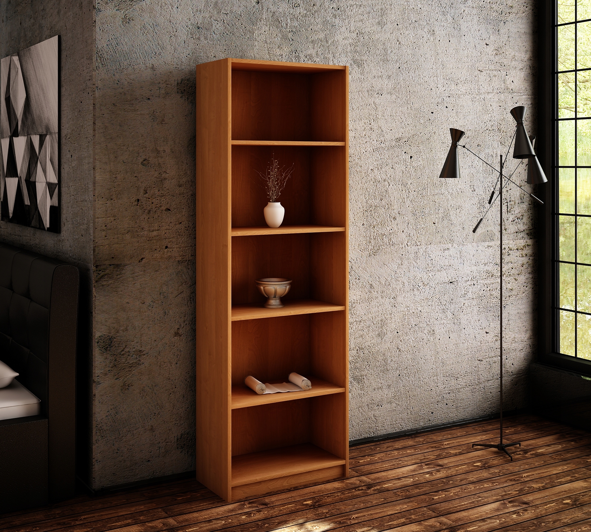 REGAŁ półka R003 KOLOR OLCHA BIURO BESTSELLER Kod producenta R003Olcha