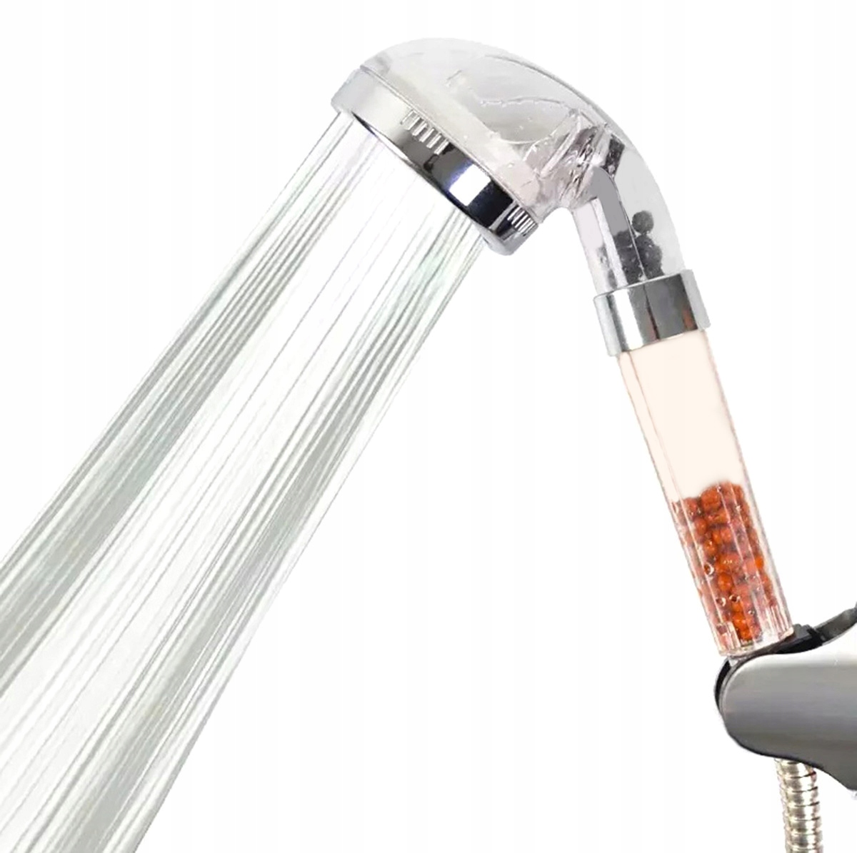 SŁUCHAWKA PRYSZNICOWA FILTR NATRYSK PRYSZNIC ECO OSZCZĘDNA + KAMIEŃ AG789