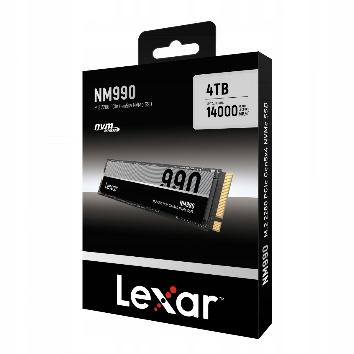 LEXAR NM990 4000GB [4TB] NVMe PCIe Gen.5 M.2 2280 — 10