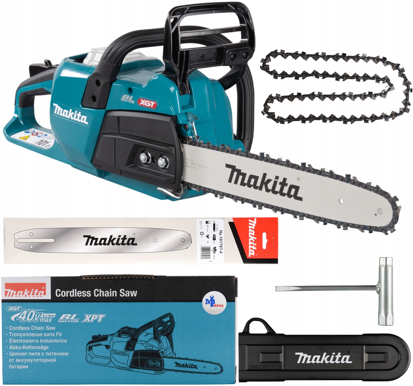 Makita Pilarka łańcuchowa akumulatorowa 40V Xgt Piła do drewna