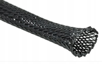 Oplot poliestrowy 15mm/25mm czarny 1m