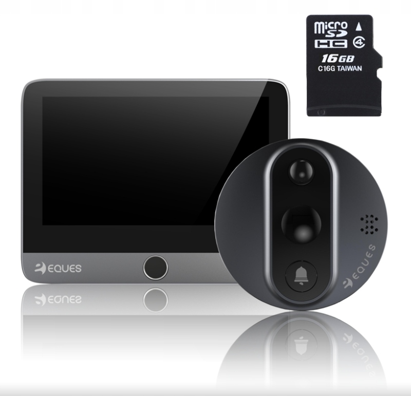 Digitálne Wi-Fi kukátko na dvere Veiu Mini 3S 16 Gb microSD karta Zadarmo