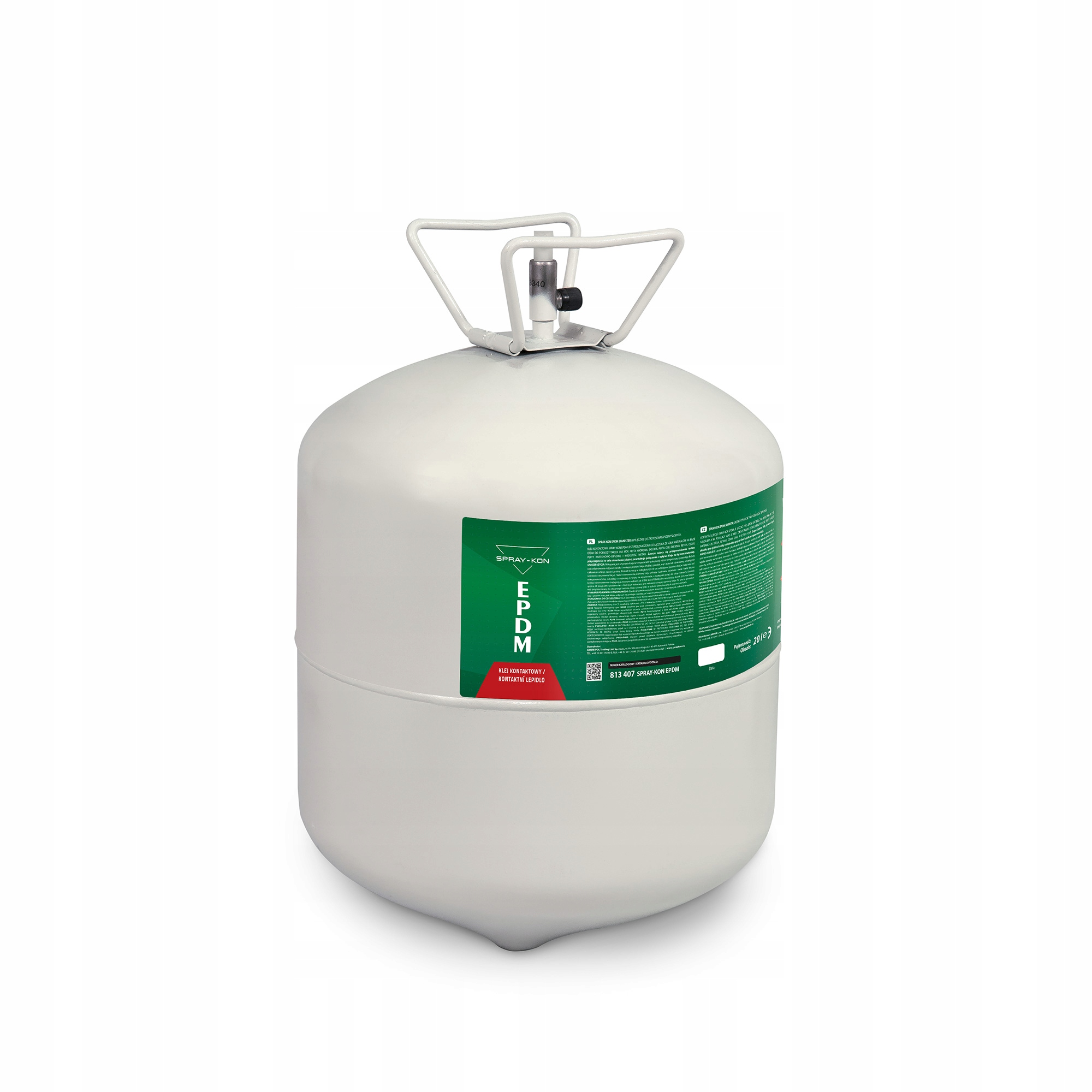 Klej Kontaktowy Epdm Spray-kon do membran Epdm, folii Butla 22L Kanister