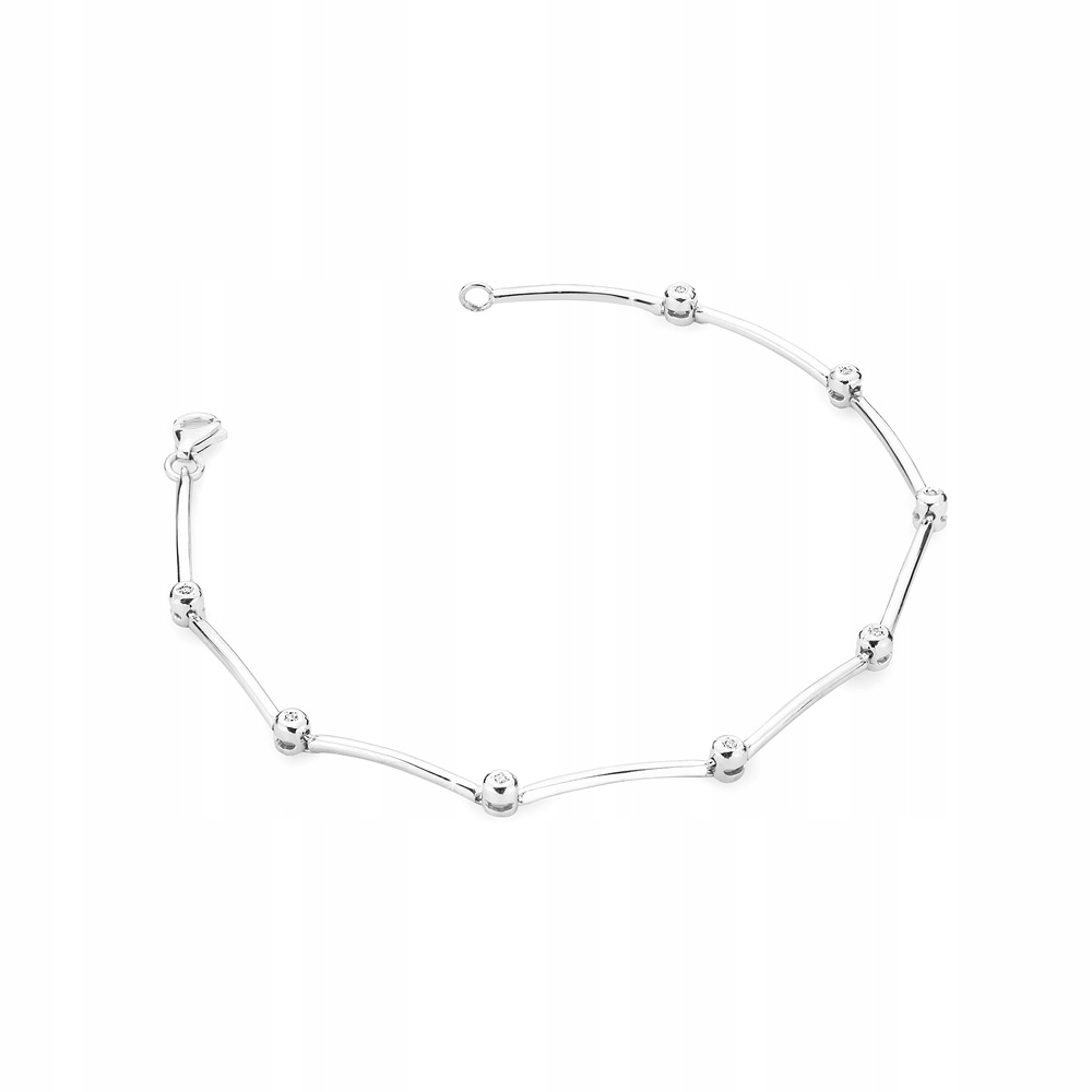 

Złota Bransoletka 585 Brylanty 0,08 Ct - M.jopek