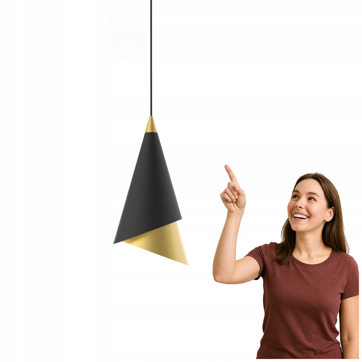 Závěsná lampa Raalto PND-433128-1B Italux