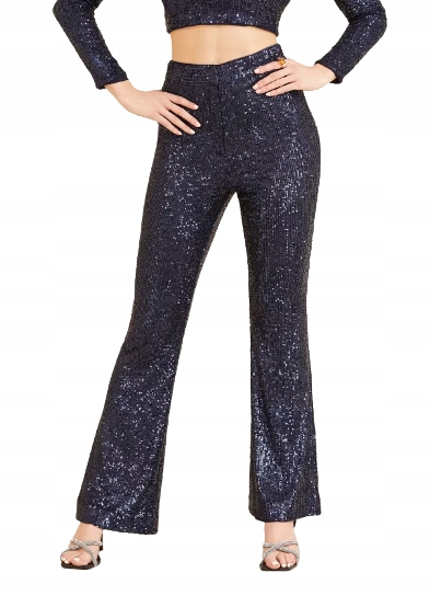 Marciano Guess Ozdobné Kalhoty Tmavě Modré L Gga