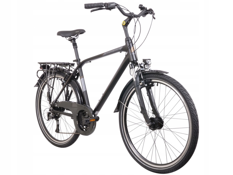 Rower trekkingowy Indiana X-Road 3.0 M21 26 cali męski Czarny