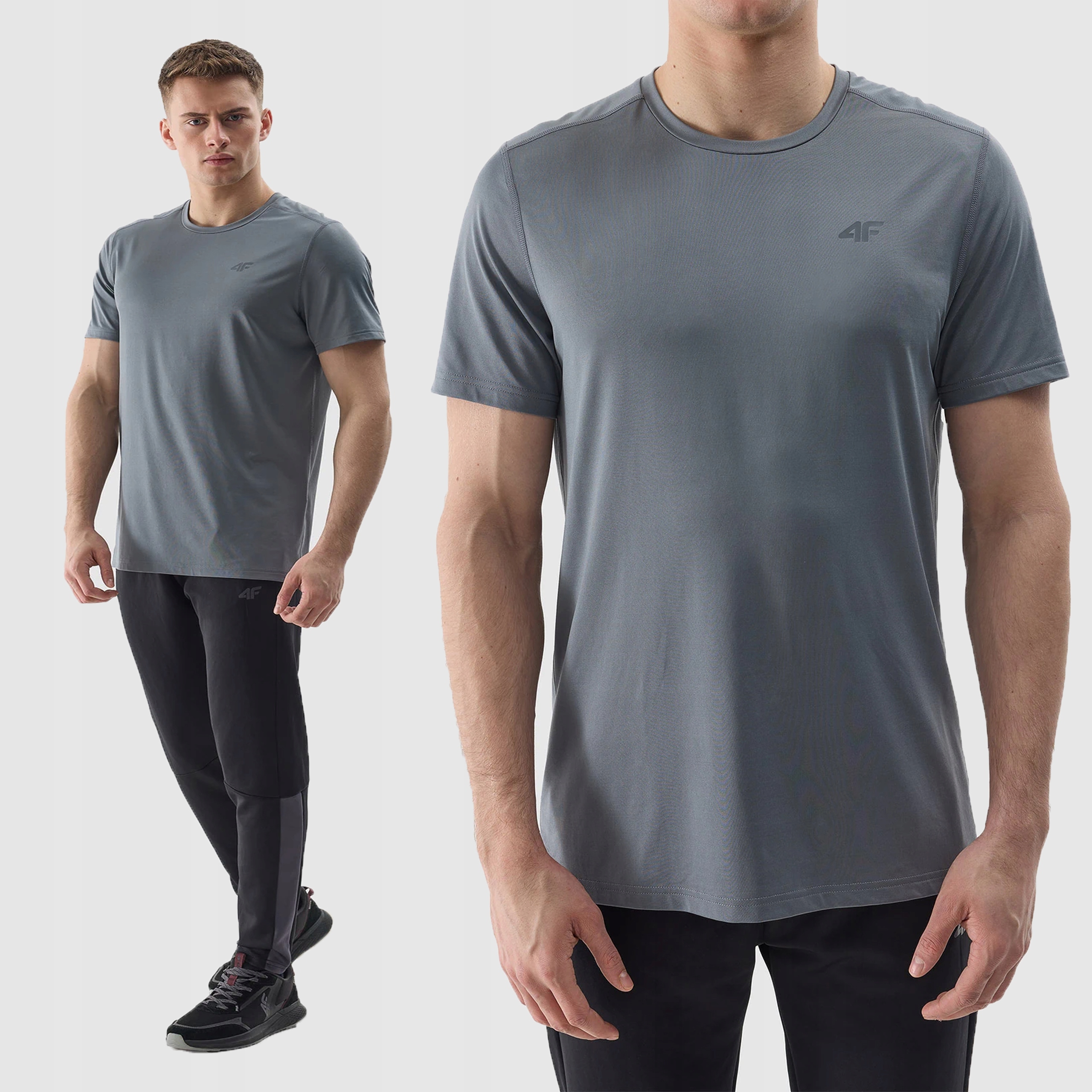 4F T-shirt Męski Koszulka Treningowa SS24