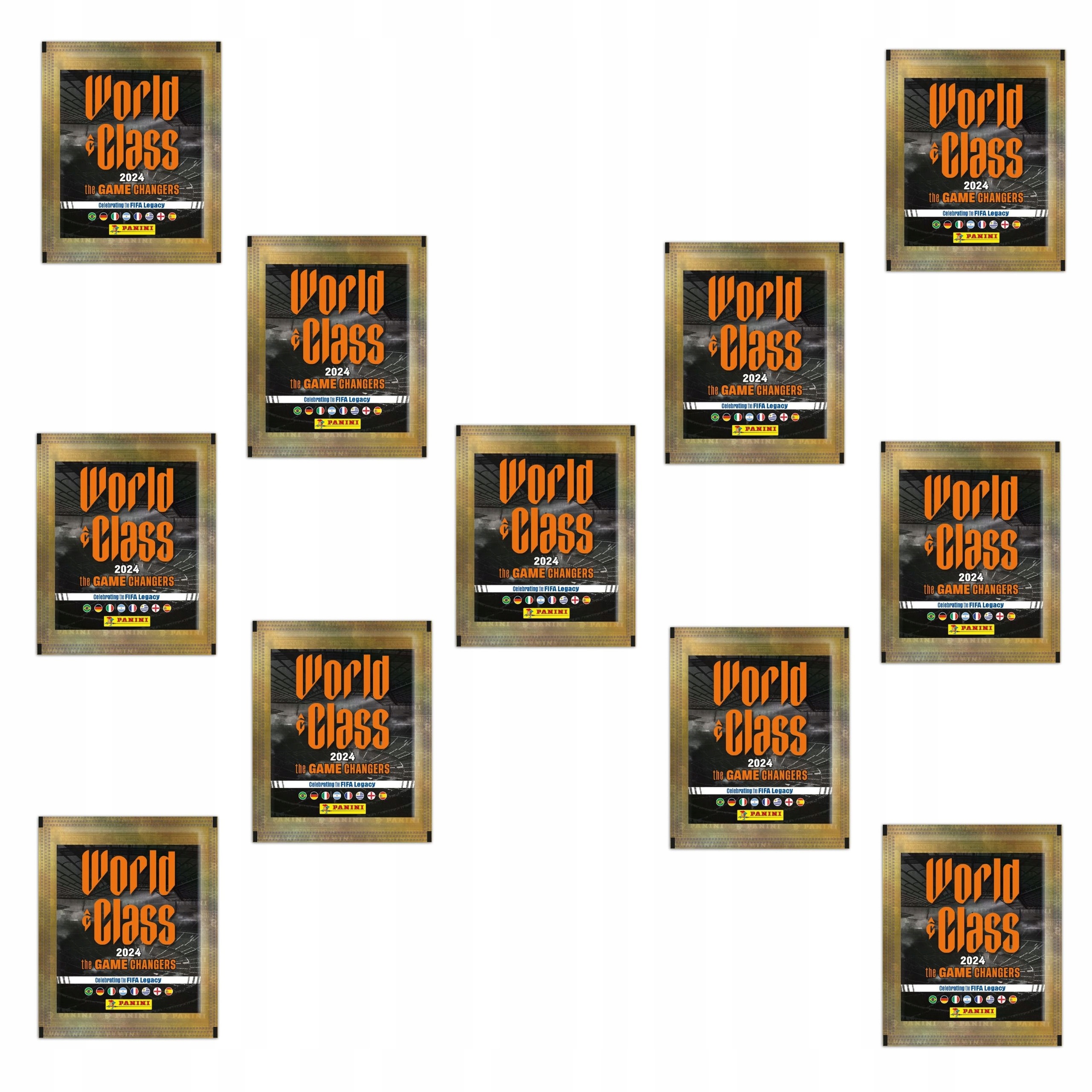 NAKLEJKI PIŁKARSKIE DO ALBUMU FIFA WORLD CLASS 2024 SASZETKA 10+1 GRATIS