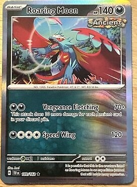 Karta Pokemon Tcg Roaring Moon (109/162) Holo Ancient