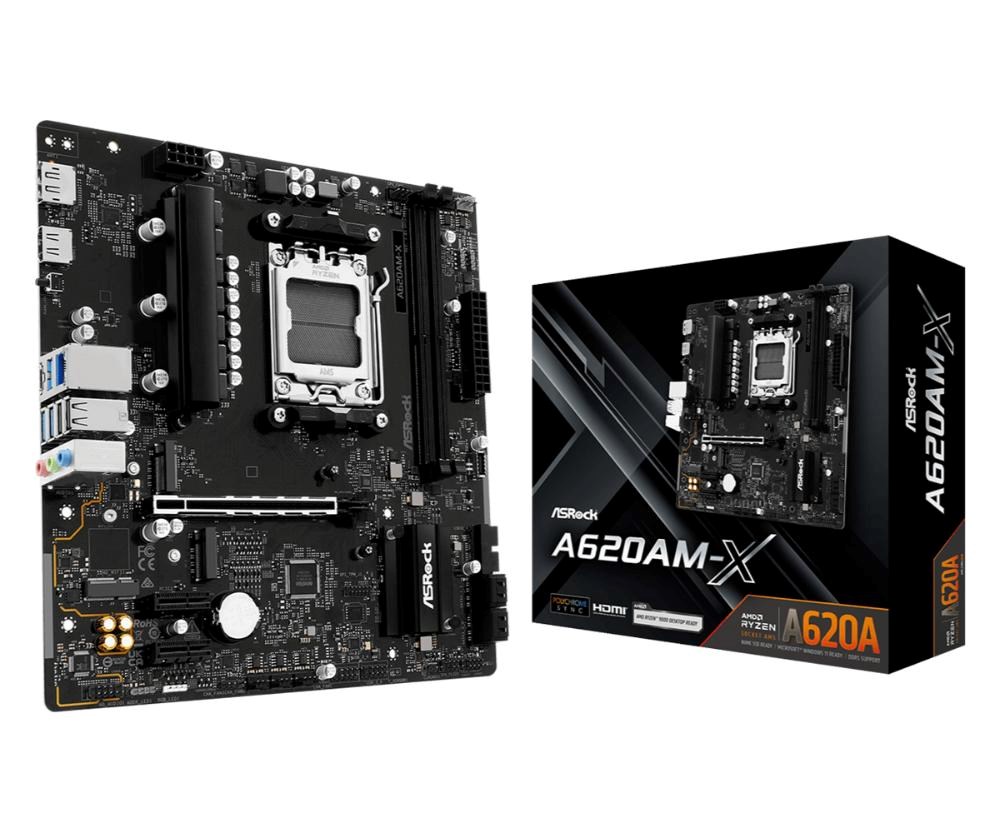 ASRock Mb Sc AM5 A620AM-X, Amd A620A, 2xDDR5, 1xHDMI, 1xDP A620AM-X