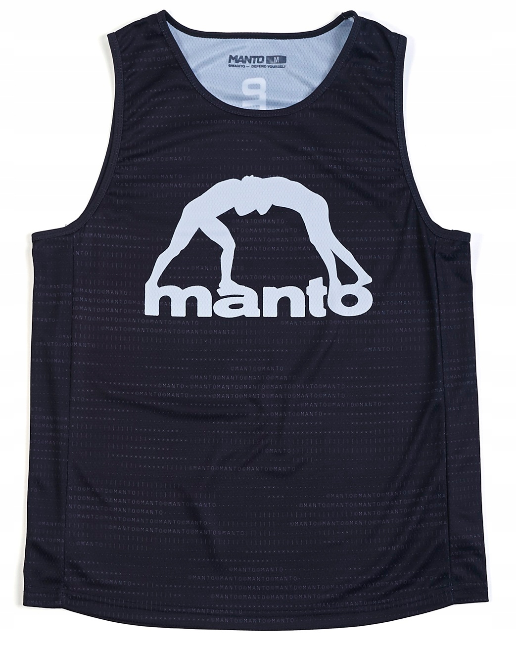 Manto Koszulka Tank Top treningowy Overload czarny rozm. M