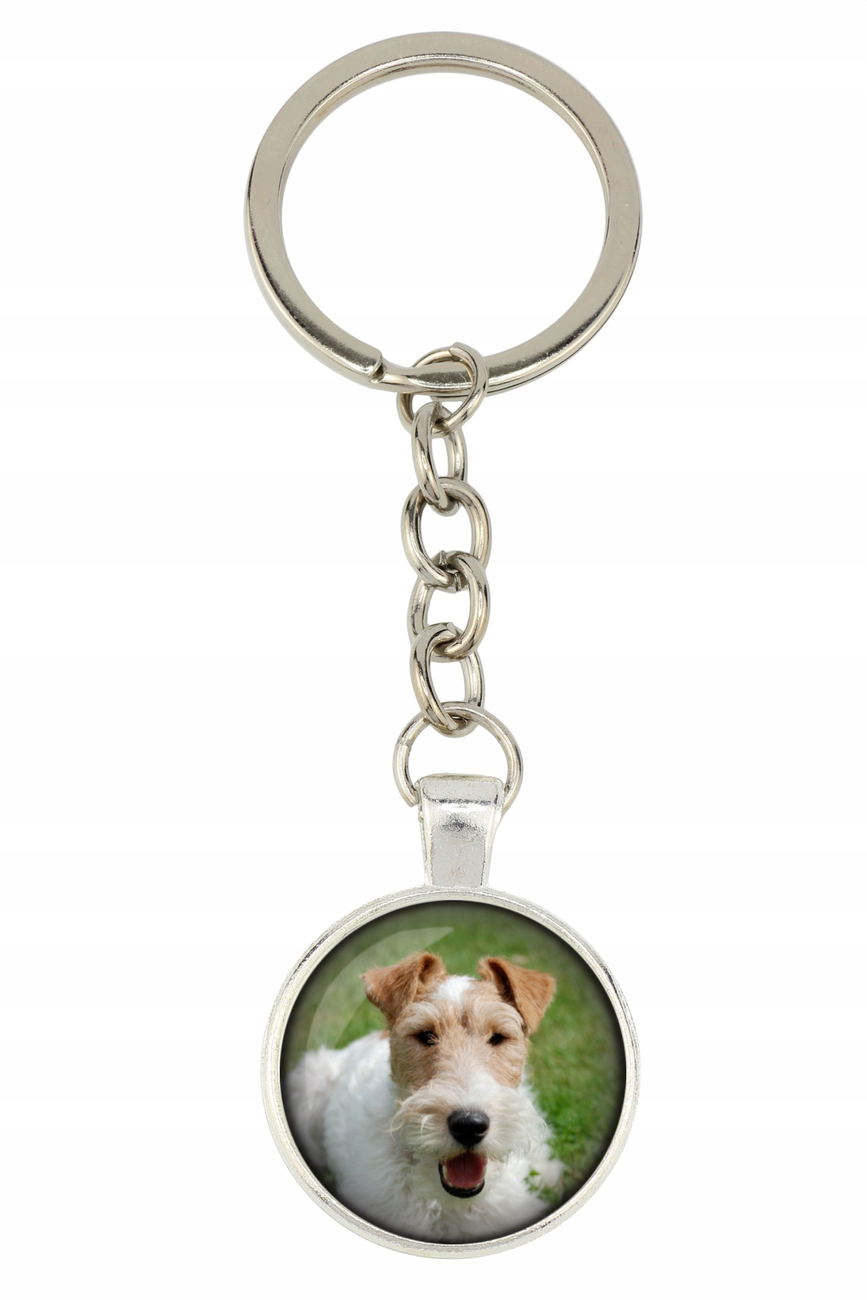 

Foksterier Brelok Twoje zdjęcie foto Handmade