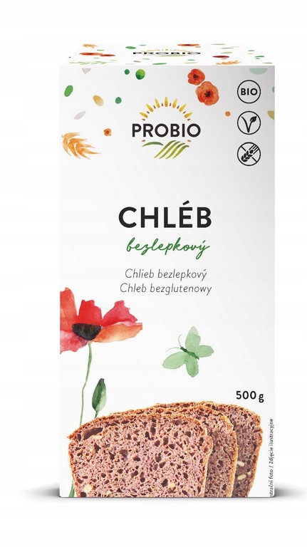 3x Probio Ekologická směs na pečení chleba bezlepková Bio 500 g