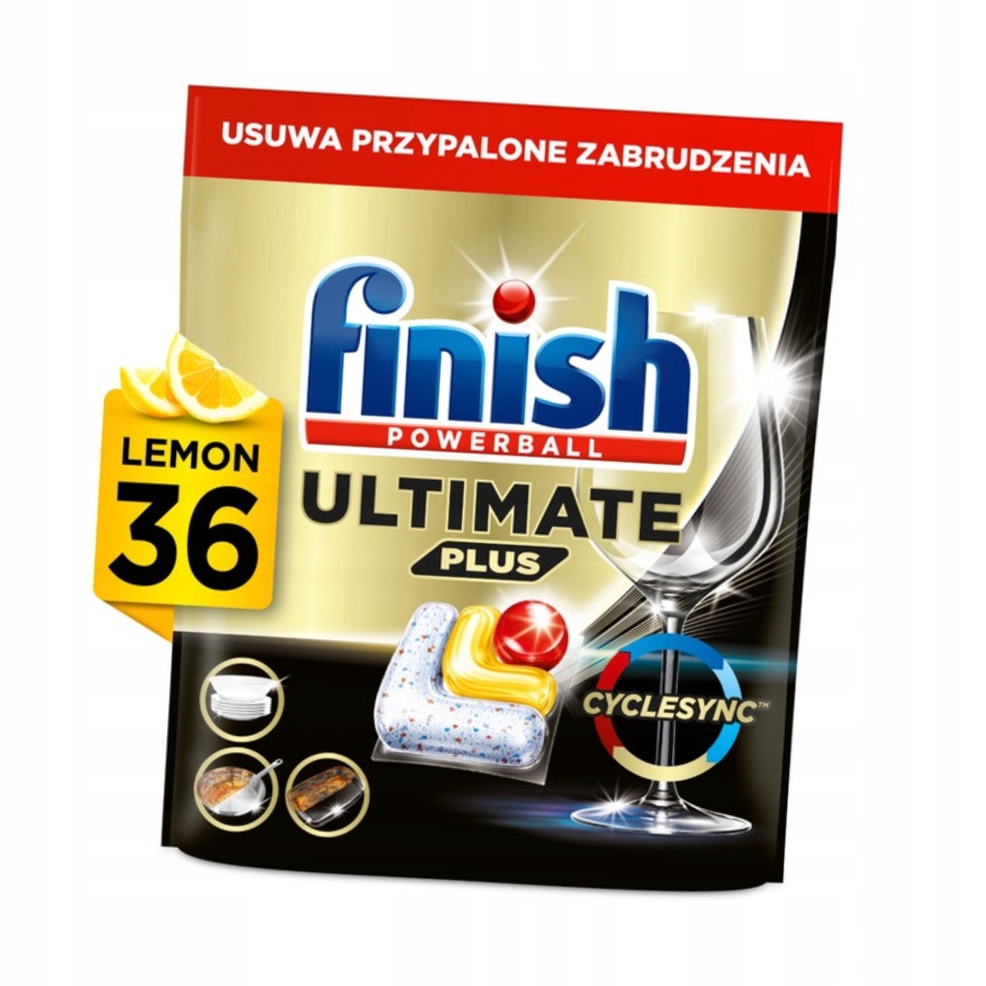 Levně Finish Ultimate Plus Kapsle do myčky 36 Lemon