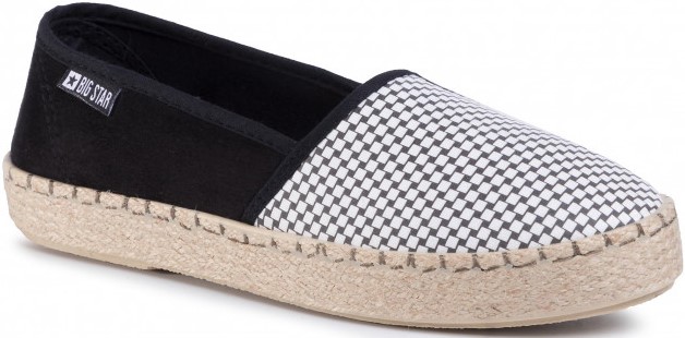 

Espadryle Big Star Czarne Szachownica DD274427 R38