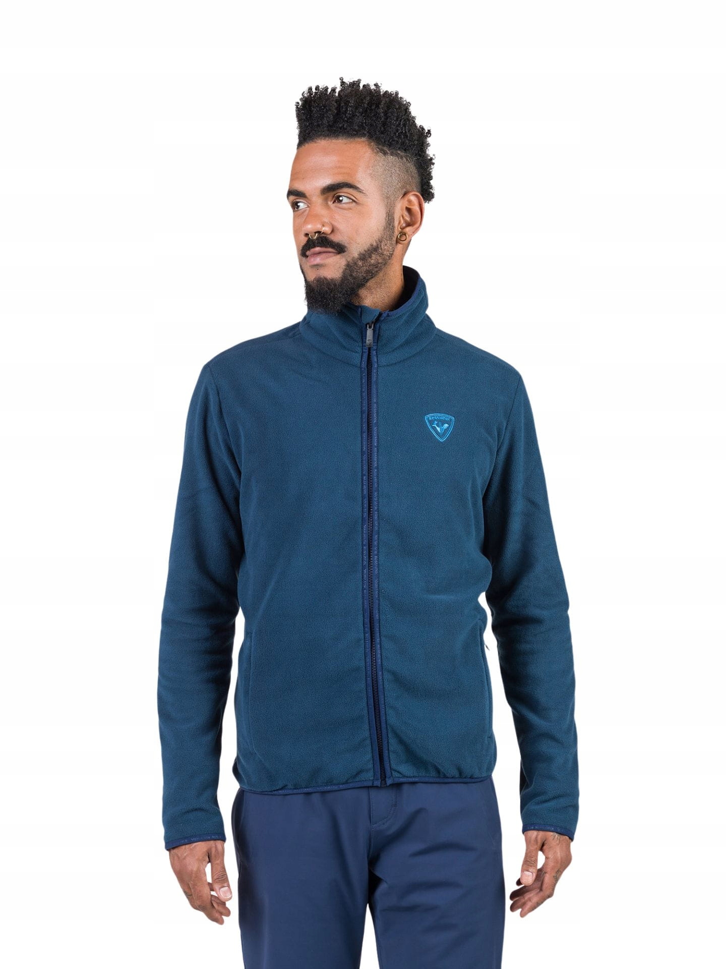 Mikina Rossignol Strawpile Fleece Fz tmavě modrá XXL