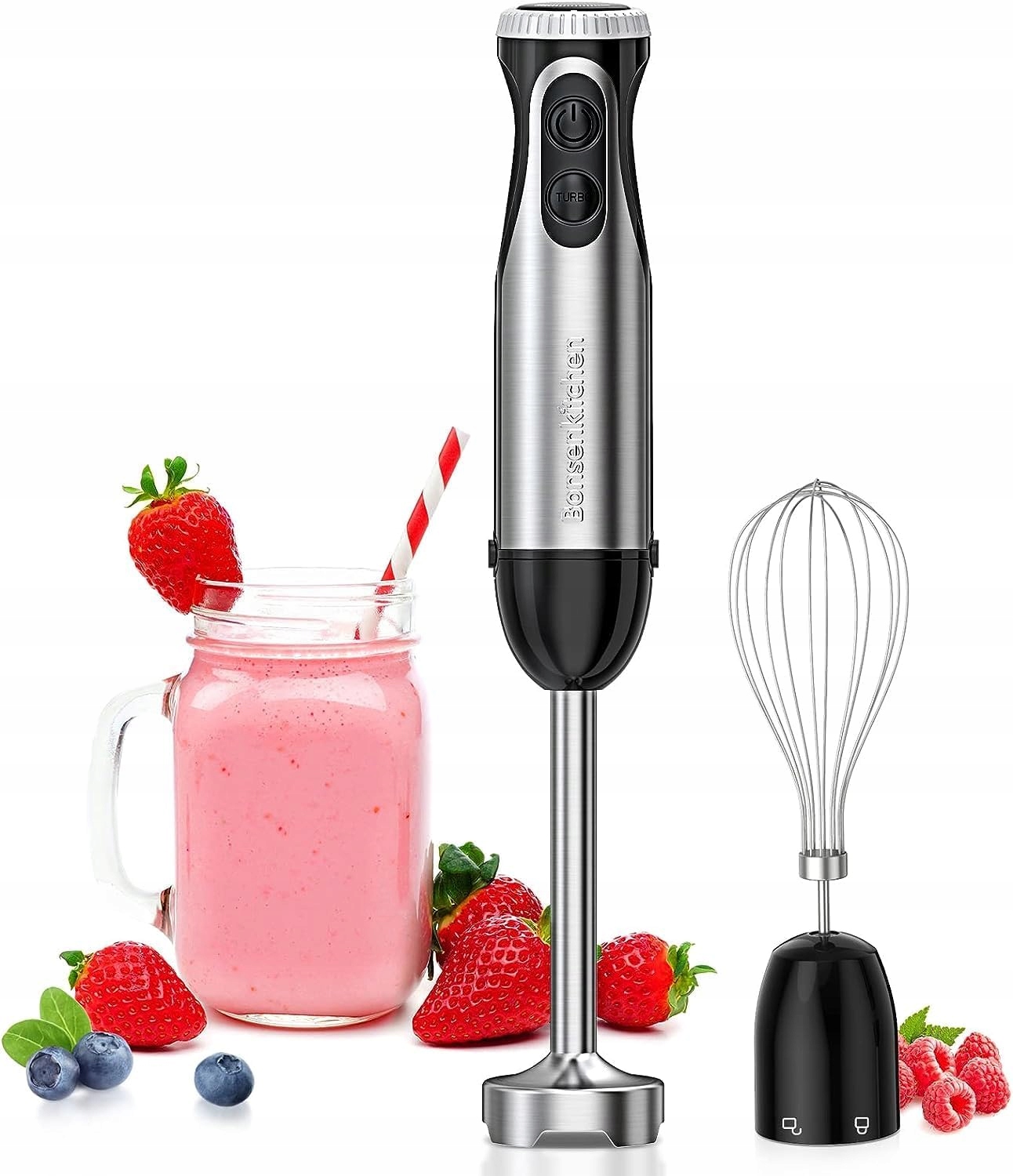 Blender ręczny Bonsenkitchen HB3204 1000 W czarny
