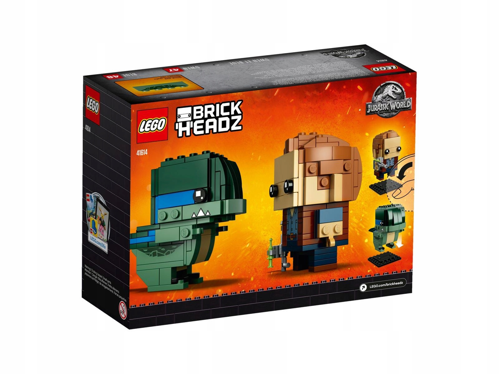 Lego BrickHeadz 41614 Jurský Svět Nový Set Unikát