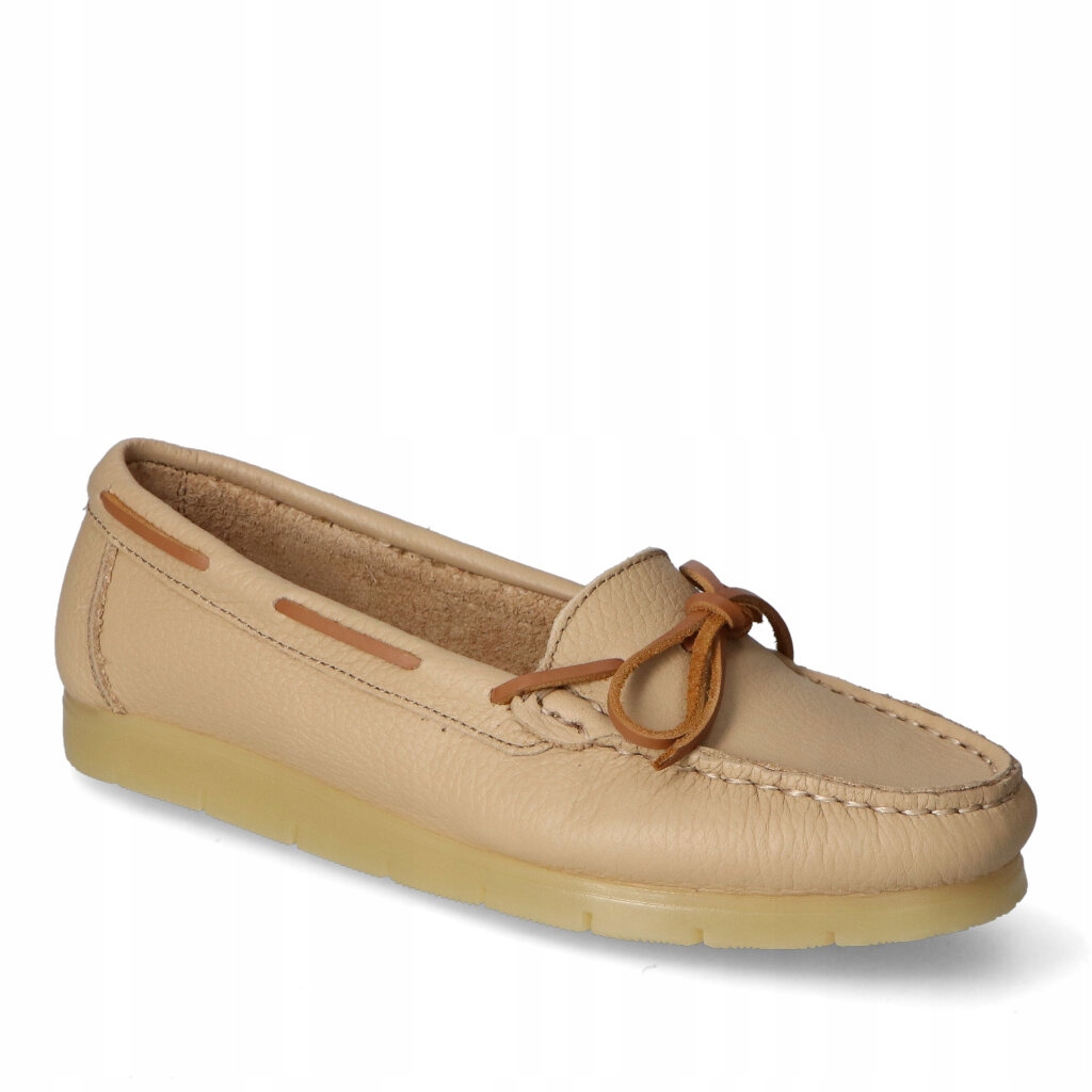 Mokasíny Hee 93498/Cuerda Béžová lico 36