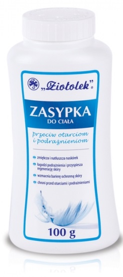 

Zasypka do ciała przeciw otarciom i podrażnieniom