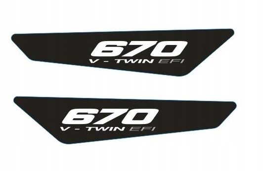 Zestaw naklejek Can-Am pojemność 670