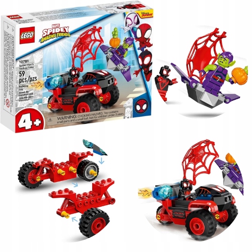 

Lego Marvel Spidey Technotrójkolowiec Spider 10781