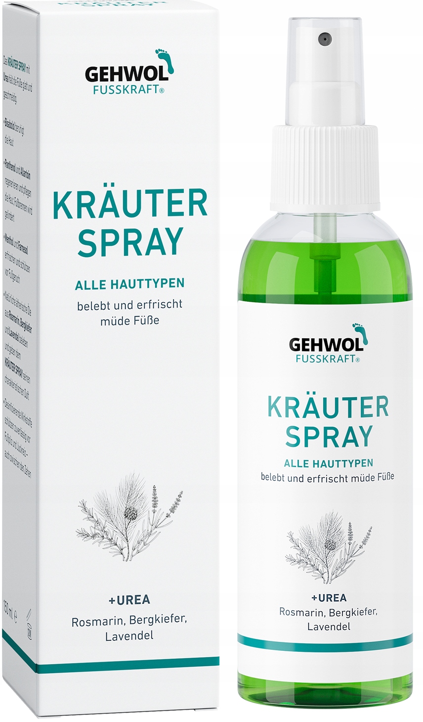 GEHWOL FUSSKRAFT SPRAY ZIOŁOWY 150ML