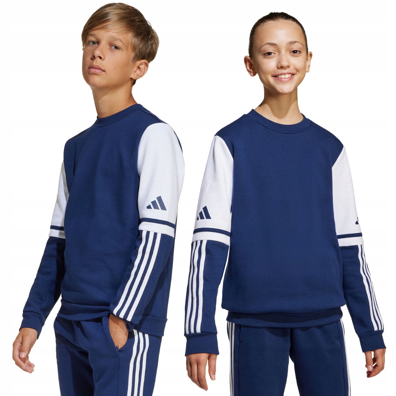 Dětská mikina adidas Squadra 25 Sweat Crew tmavě modrá Vel. 128