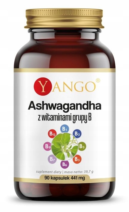 

Ashwagandha z witaminami grupy B 90 kapsułek