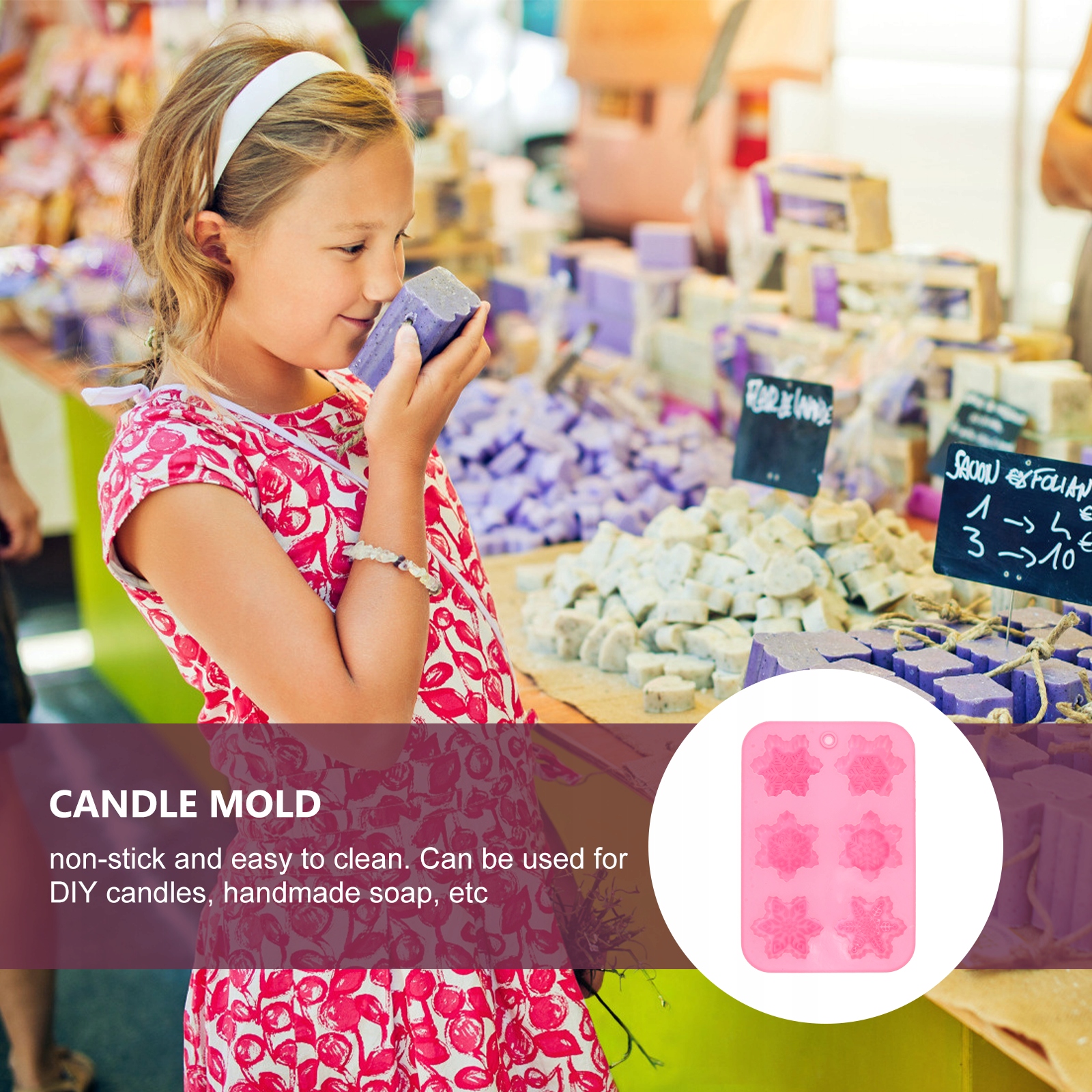 FORMY ŻYWICZNE DO KĄPIELI SILIKONOWEJ DO PŁATKA ŚNIEGU Rodzaj laboratorium kosmetyków, mydełek