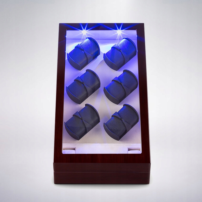 Klarstein rotomat gablota witryna drewniana obudowa 12 zegarków 3 tryby LED Marka Klarstein